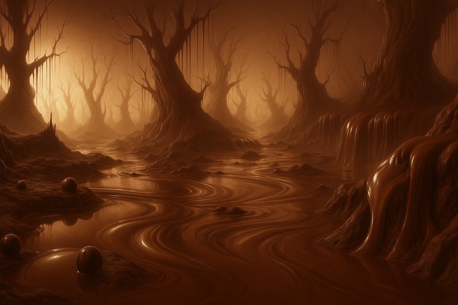 Czekoladowe mokradła